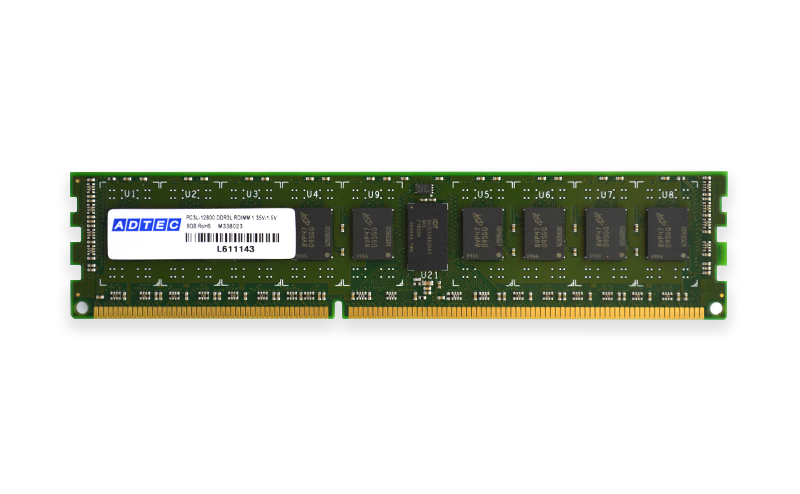 アドテック サーバー用 DDR3-1600/PC3-12800 Unbuffered DIMM 8GB×2枚