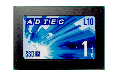 2.5inch 換装型SSD AD-L10Dシリーズに1TBモデルが加わります（8月末発売予定）