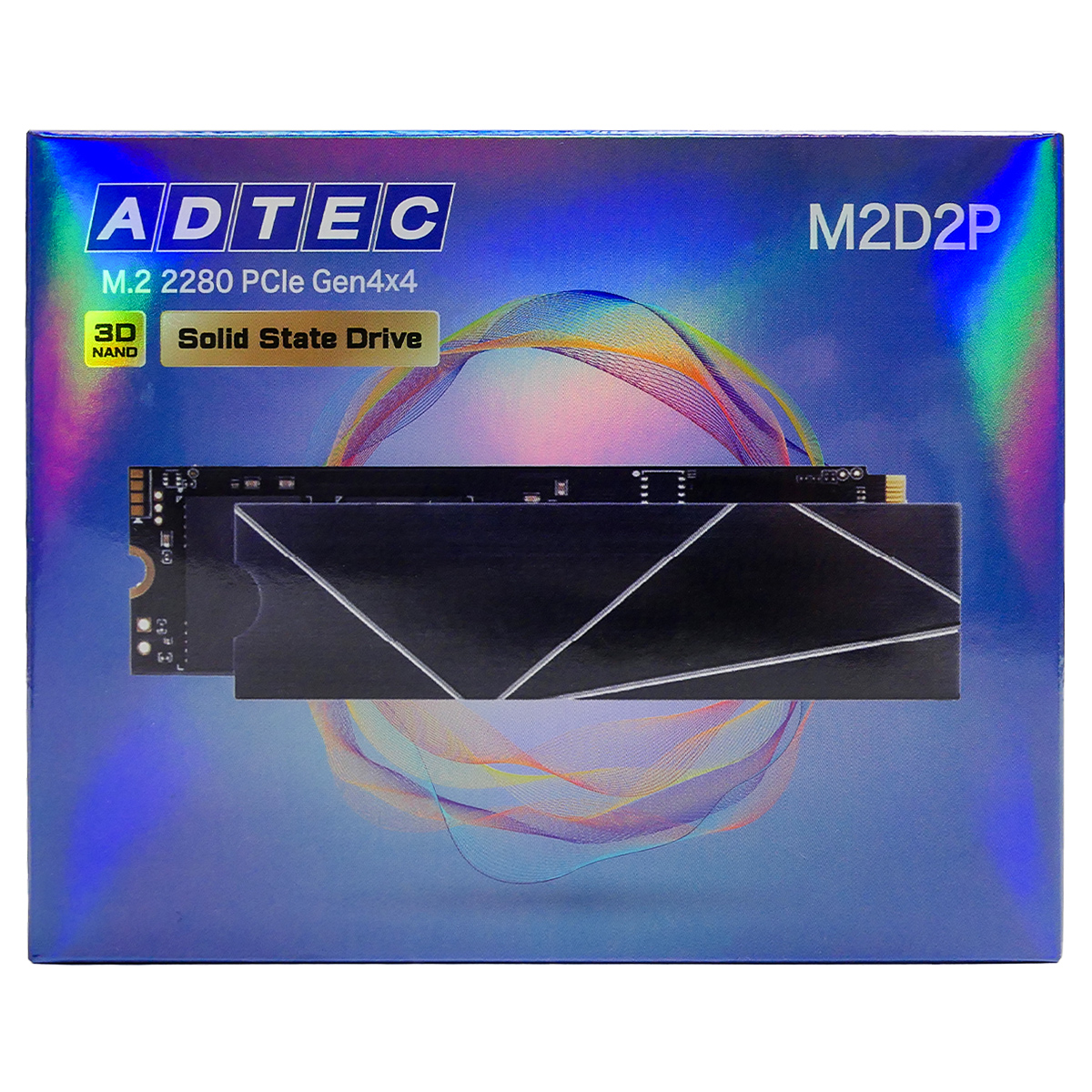 3D NAND M.2 PCIe Gen4x4 SSD ADC-M2D2P80 シリーズ - 株式